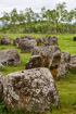 A busy part of the Plain of Jars near Phonsavanh Laos